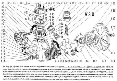 Пружина 5 042W80 для поршневого блока W80 фото