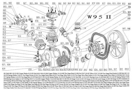 Поршень II ст. 059W95II для поршневого блока W95-10 (10 бар) фото